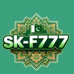 SK-F777 gaming platform homepage showing VIP rewards, slot games, promotions, deposit and withdrawal options on mobile interface.